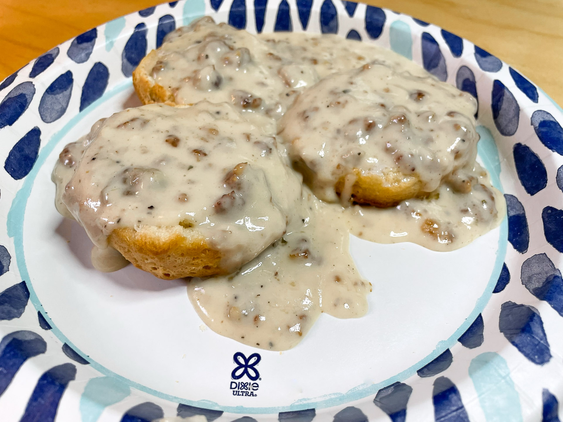 Biscuits and Sausage Gravy – I love it