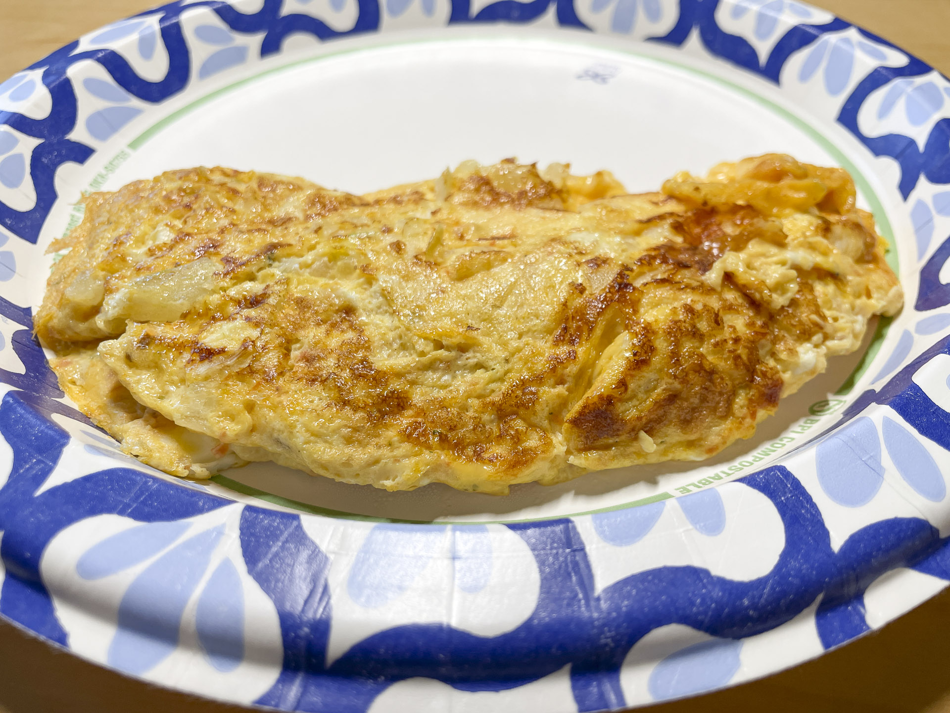 Cheese and Onion Omelet