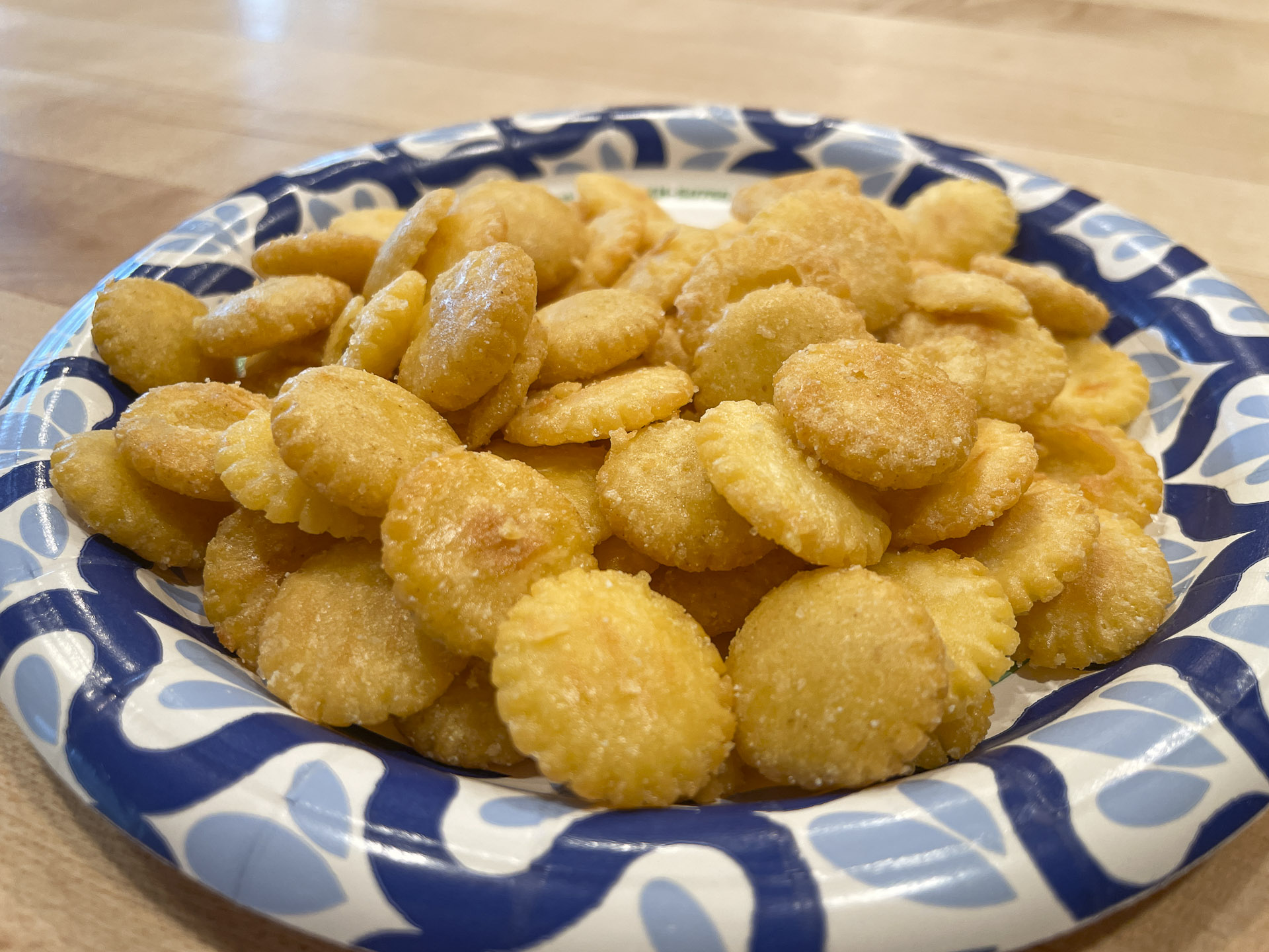 Buttered Parmesan Oyster Crackers