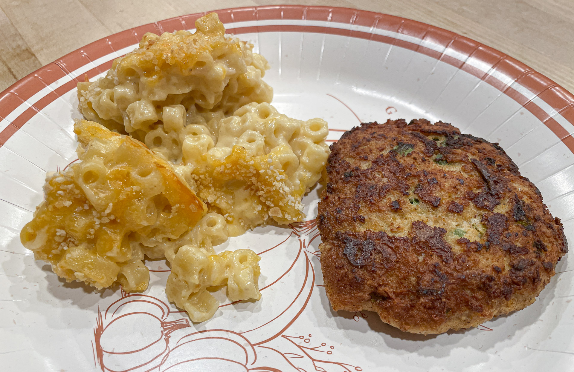 Mac & Cheese w/ Chicken Patty