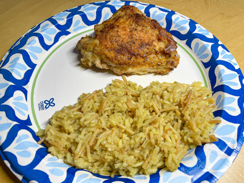 Chicken Thigh with Rice-a-Roni