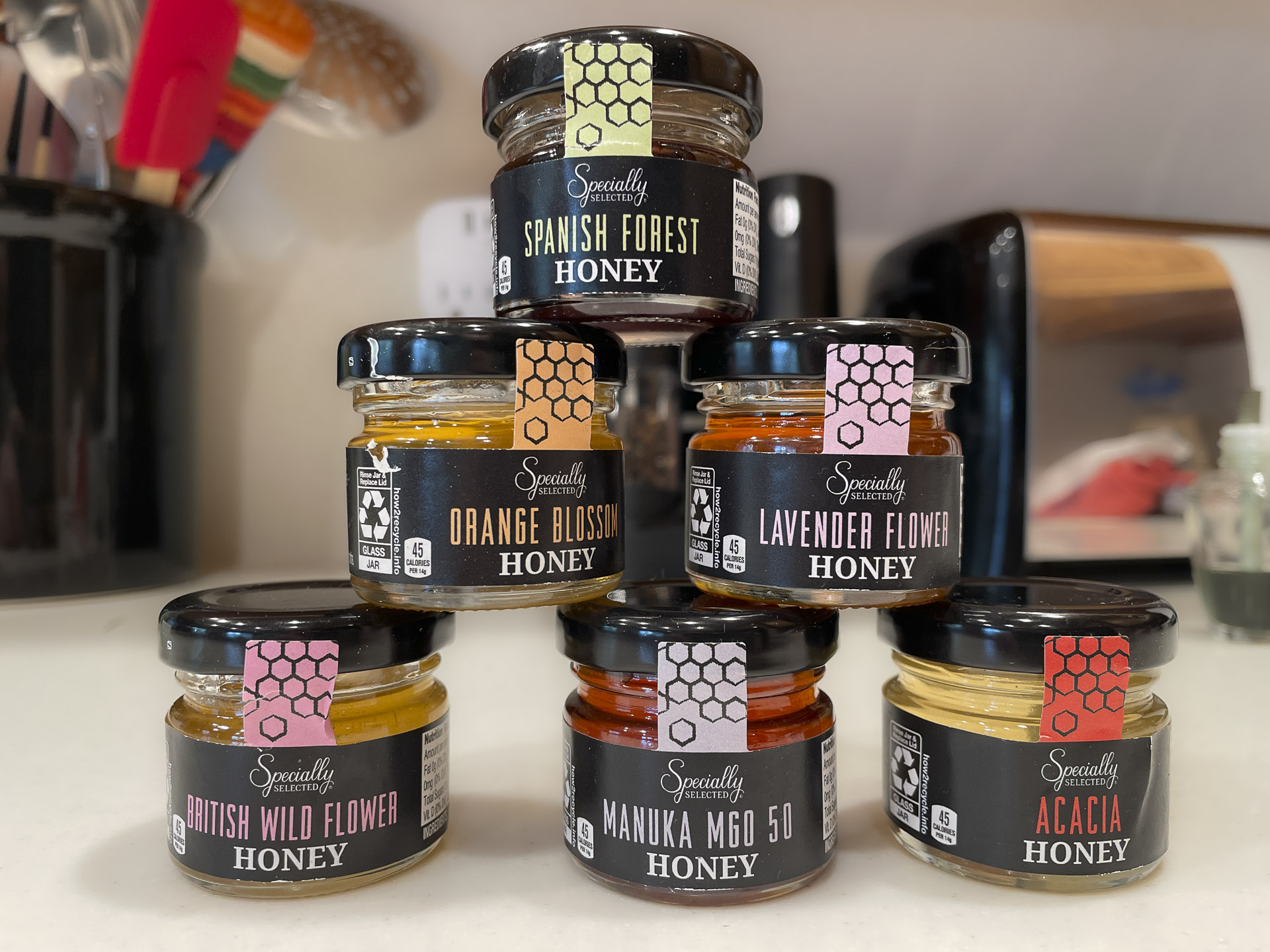 Six Little Jars of Honey