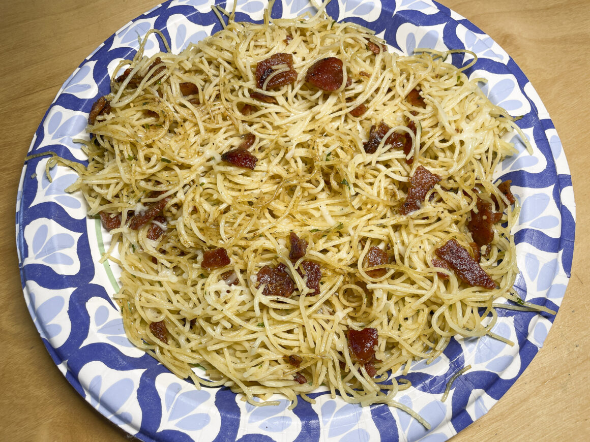 Brown Butter Pasta and Bacon