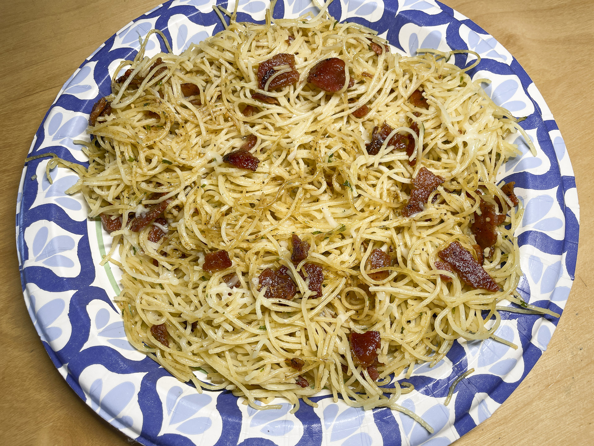 Pasta with Brown Butter and Bacon