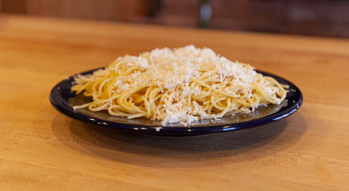 Buttered Pasta with Grated Pecorino