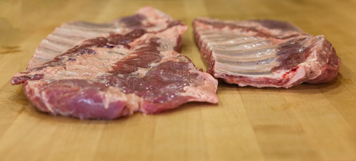 Raw Pork Ribs