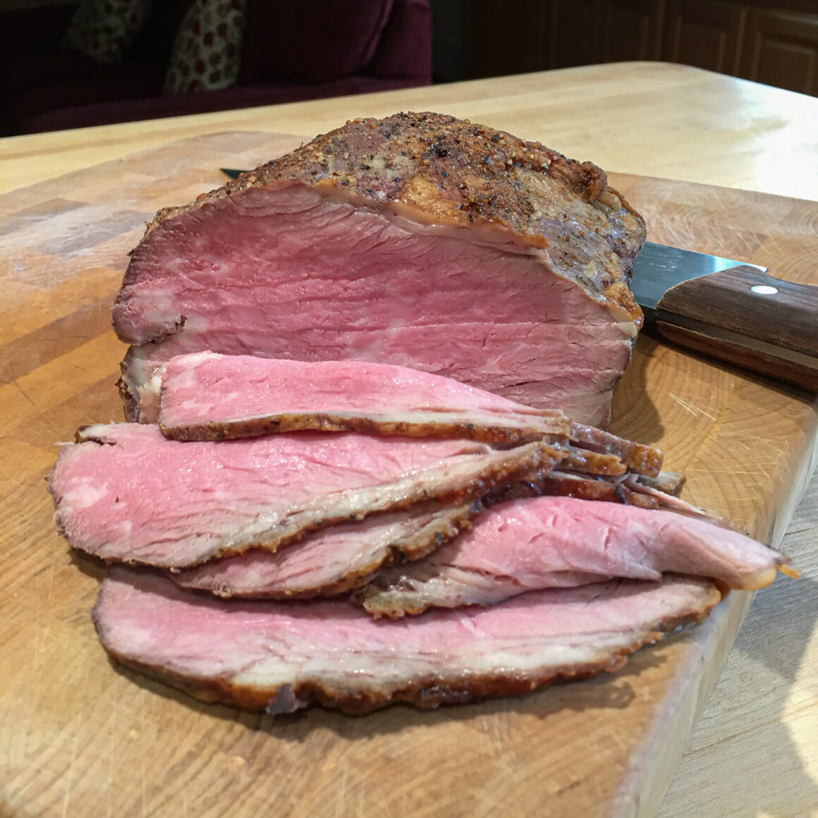 Sliced Eye of Round Roast