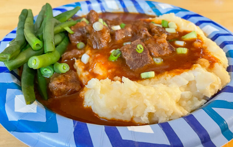 Mashed Potatoes & Green Beans