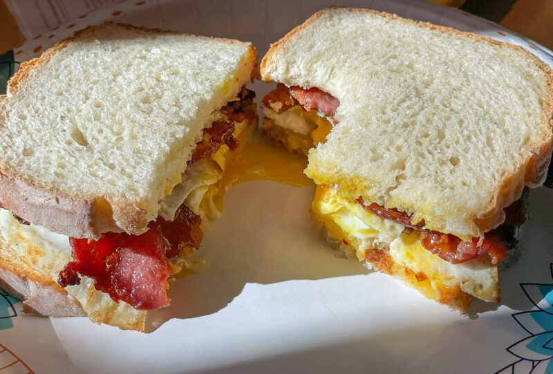 Bacon and Egg Sandwich