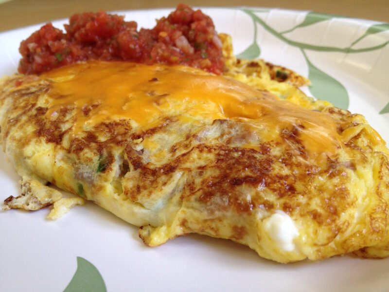 Three Egg Omelet W/Cheese