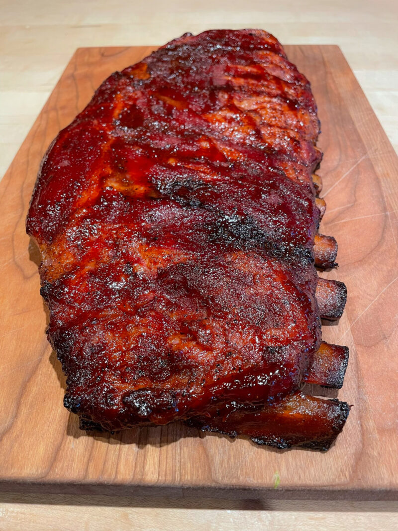 Smoked Barbecue Pork Ribs