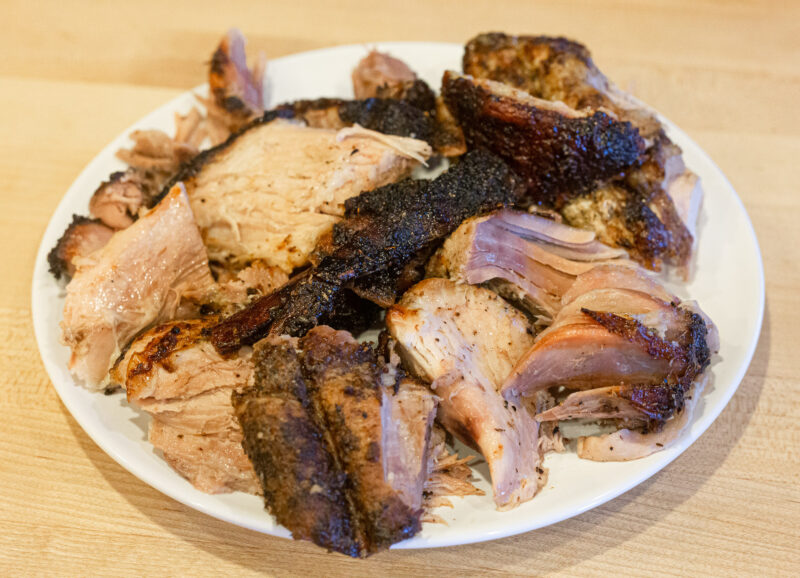 Roast Pork on a Plate