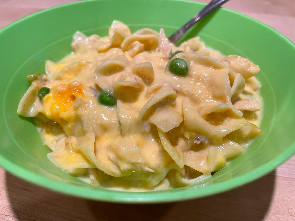 Cheesy Chicken Noodles