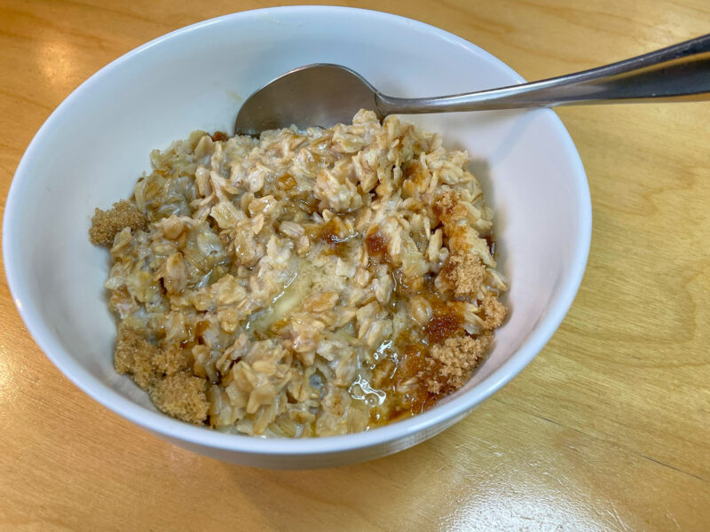 Oatmeal, Butter, and Brown Sugar