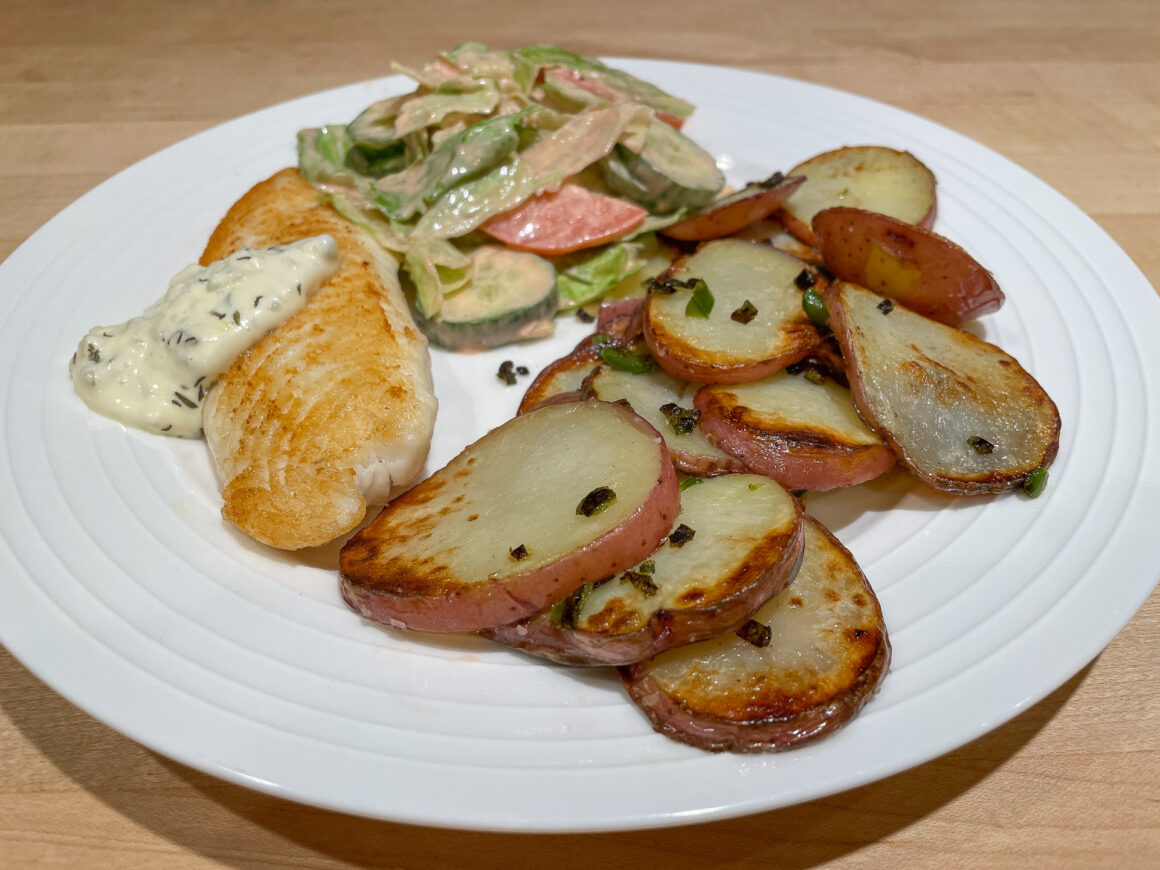 Tilapia and Fried Potatoes