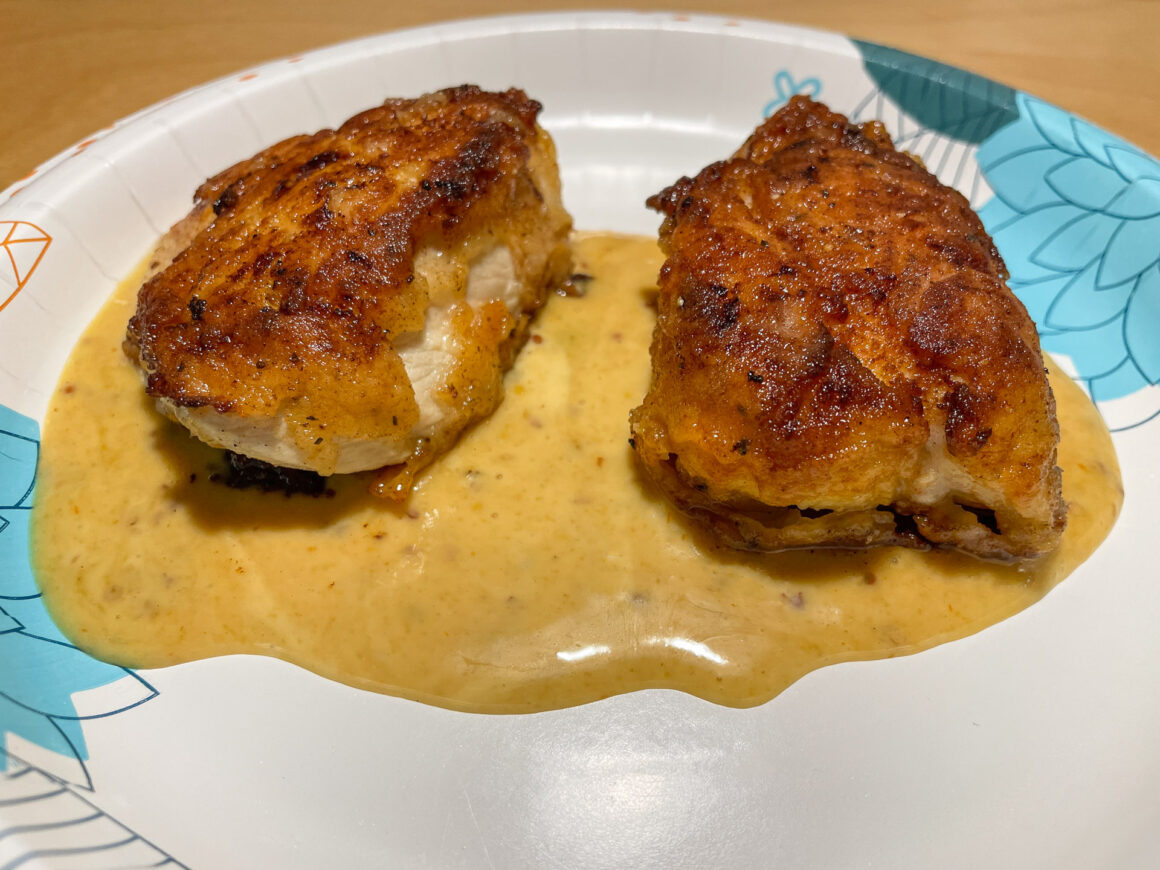 Pan Fried Chicken Breast in Honey Mustard Sauce