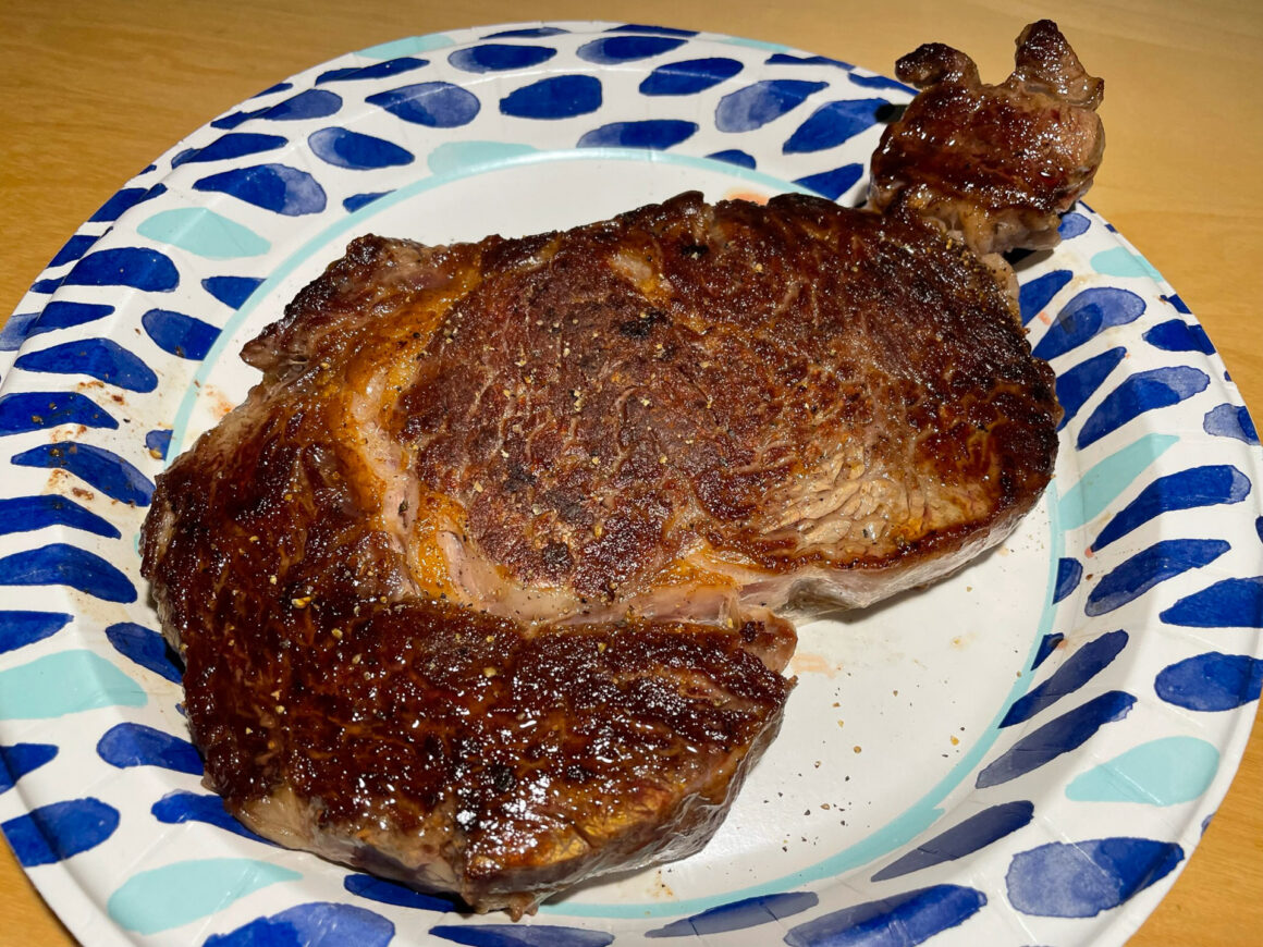 Cast Iron Skillet Rib Eye