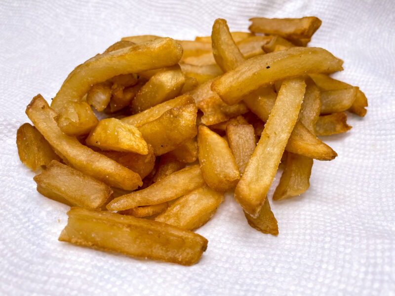 Fries on a Paper Towel