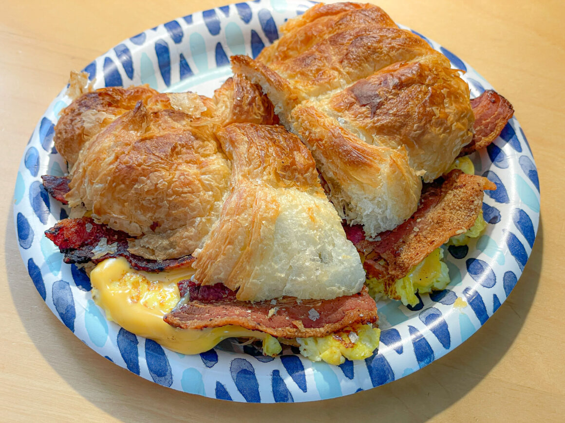 Bacon Egg and Cheese Croissant