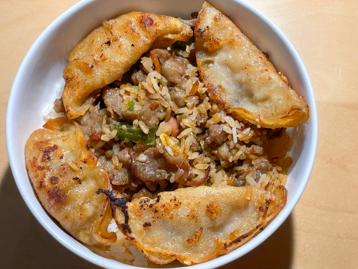 Beef Fried Rice & Dumplings