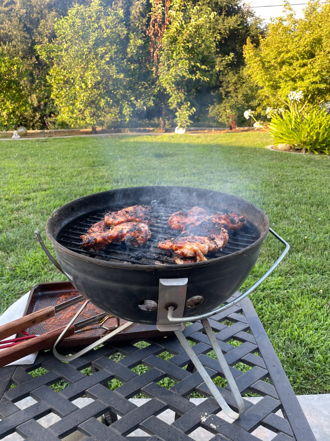 Grilling Chicken