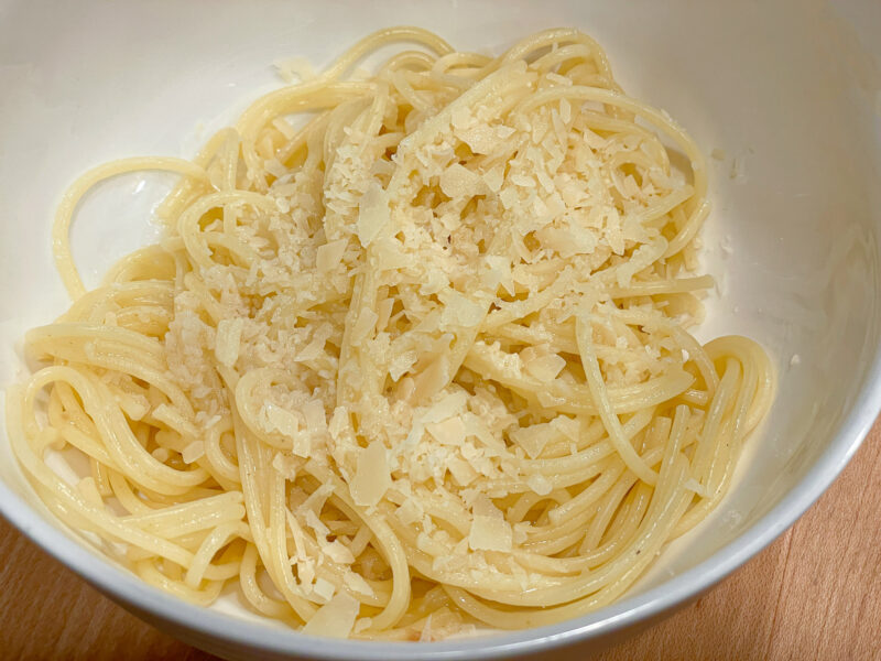 Parmesan on Pasta