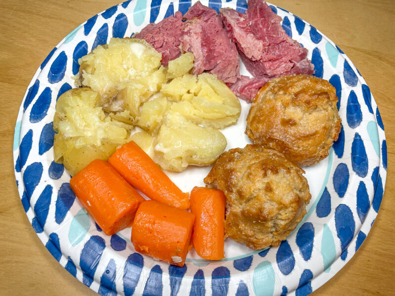 Corned Beef, Potatoes, Carrots