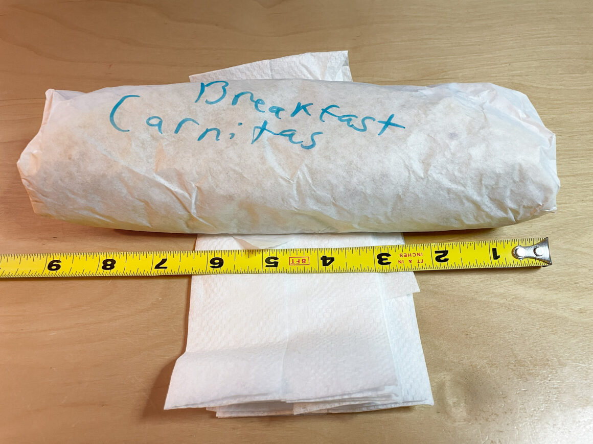 Carnitas Breakfast Burrito