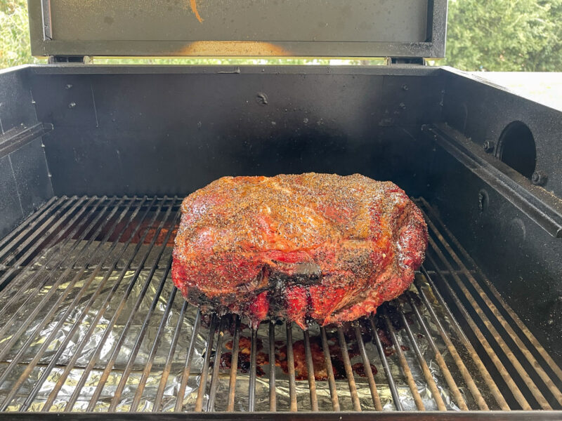 7 1/2 lb. Pork Roast on the Smoker