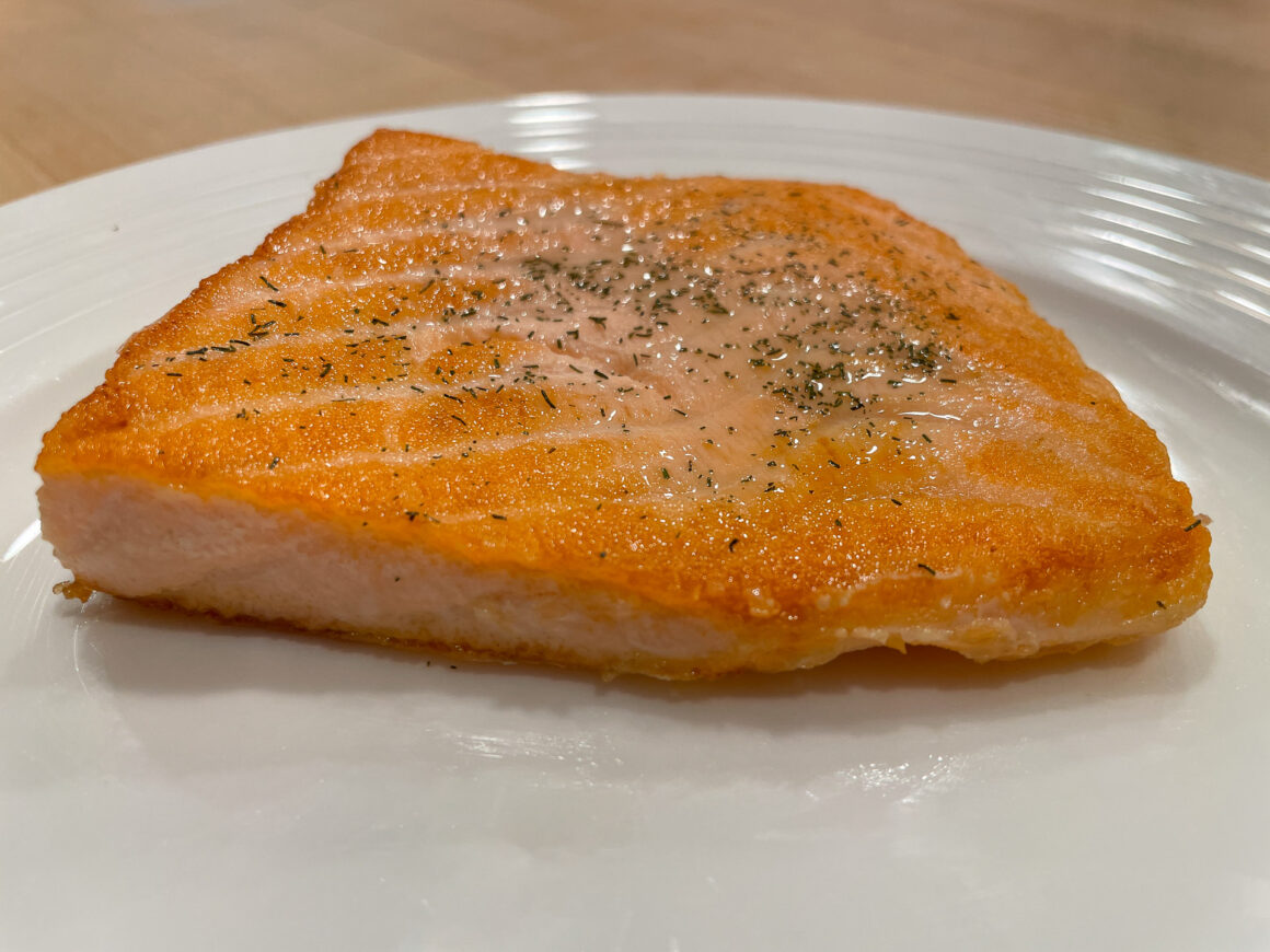 pan fried salmon