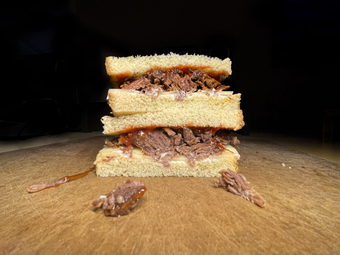 Applewood Smoked Beef Chuck Roast Sandwich