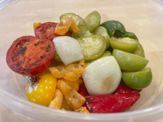Chiles, Tomatoes, and Onions