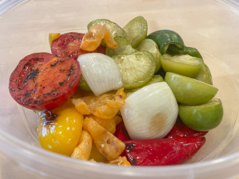 Chiles, Tomatoes, and Onions