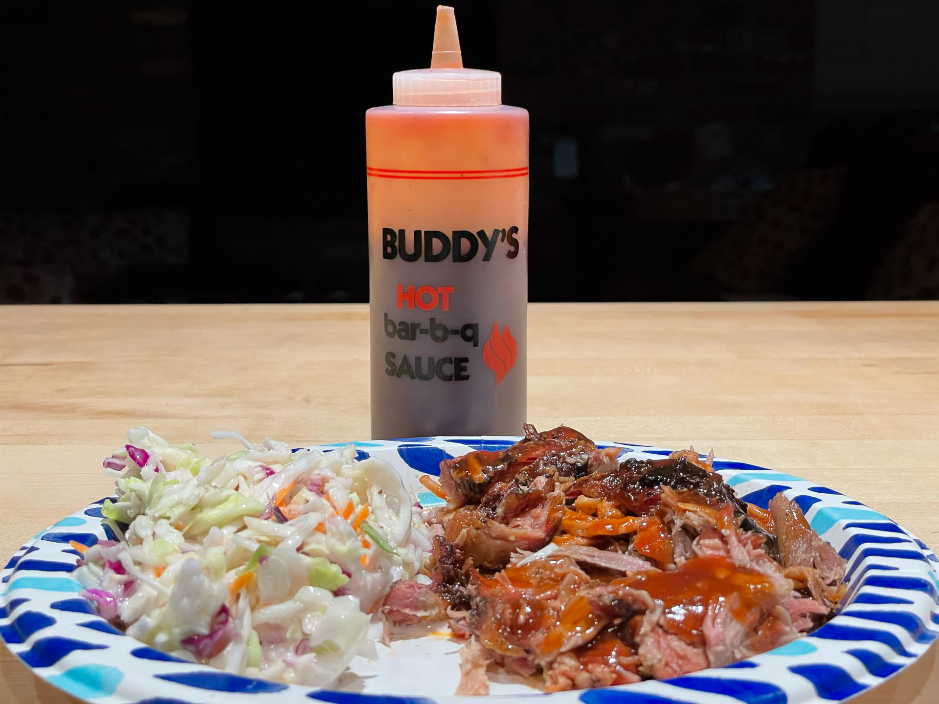 Smoked Pulled Pork and Cole Slaw