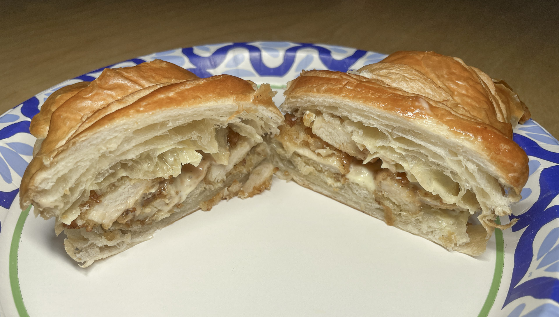 Chicken w/Swiss on Croissant