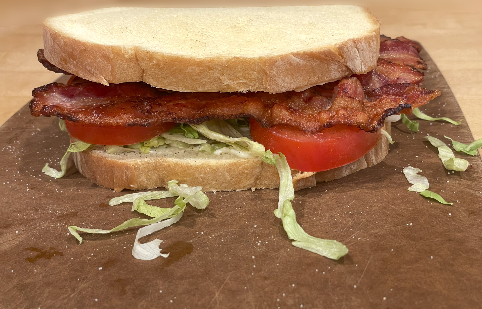 Bacon Lettuce and Tomato Sandwich