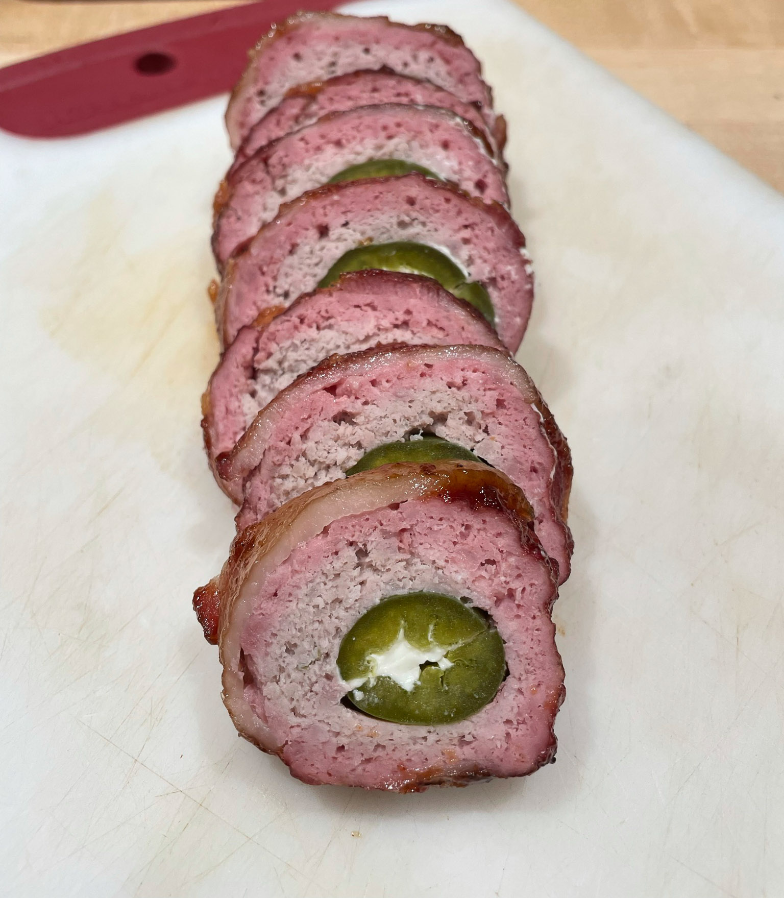 Smoke Rings on a Sliced Armadillo Egg