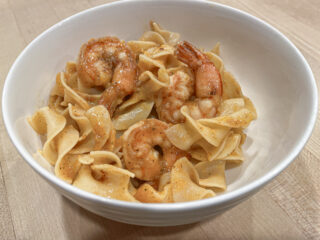 Shrimp & Spicy Garlic Noodles