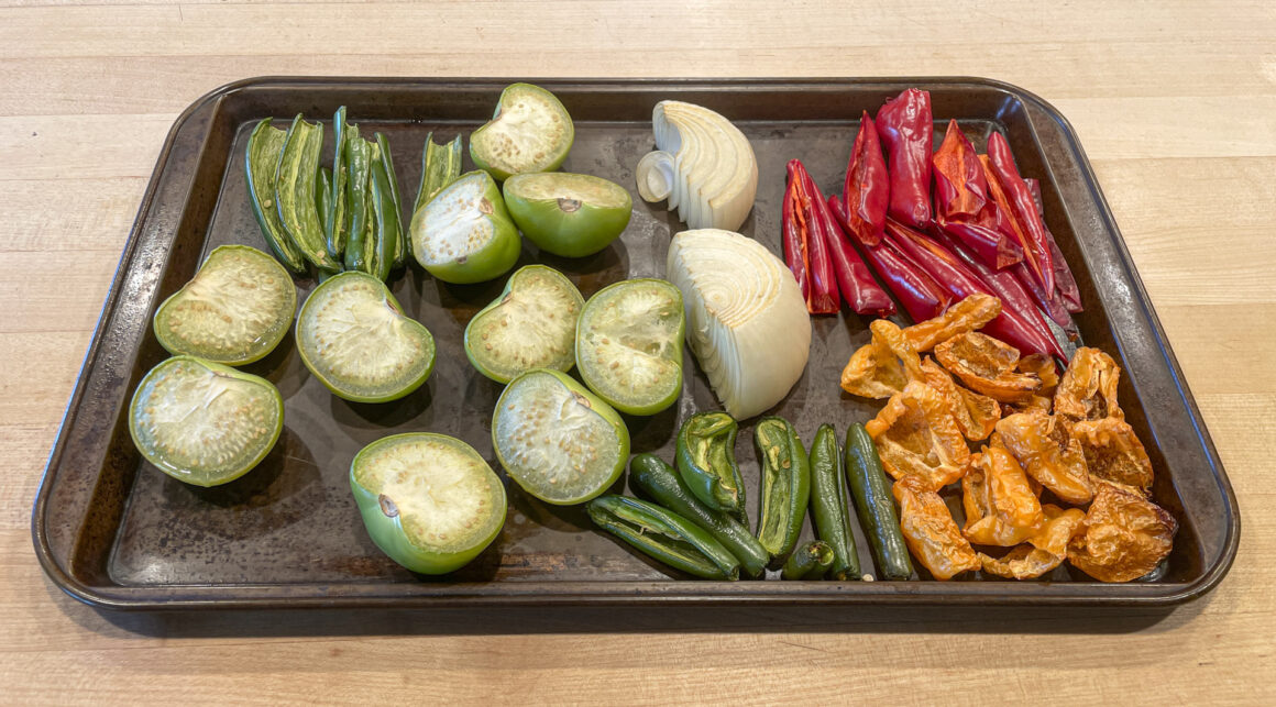 Smoked Vegetables for Hot Sauce
