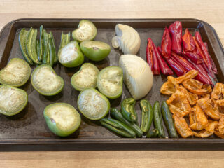 Smoked Vegetables for Hot Sauce