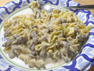Beef Stroganoff