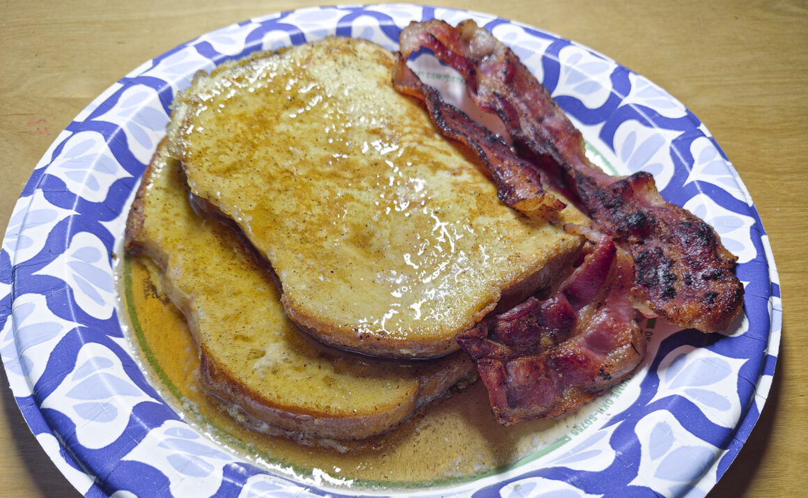 french toast and bacon