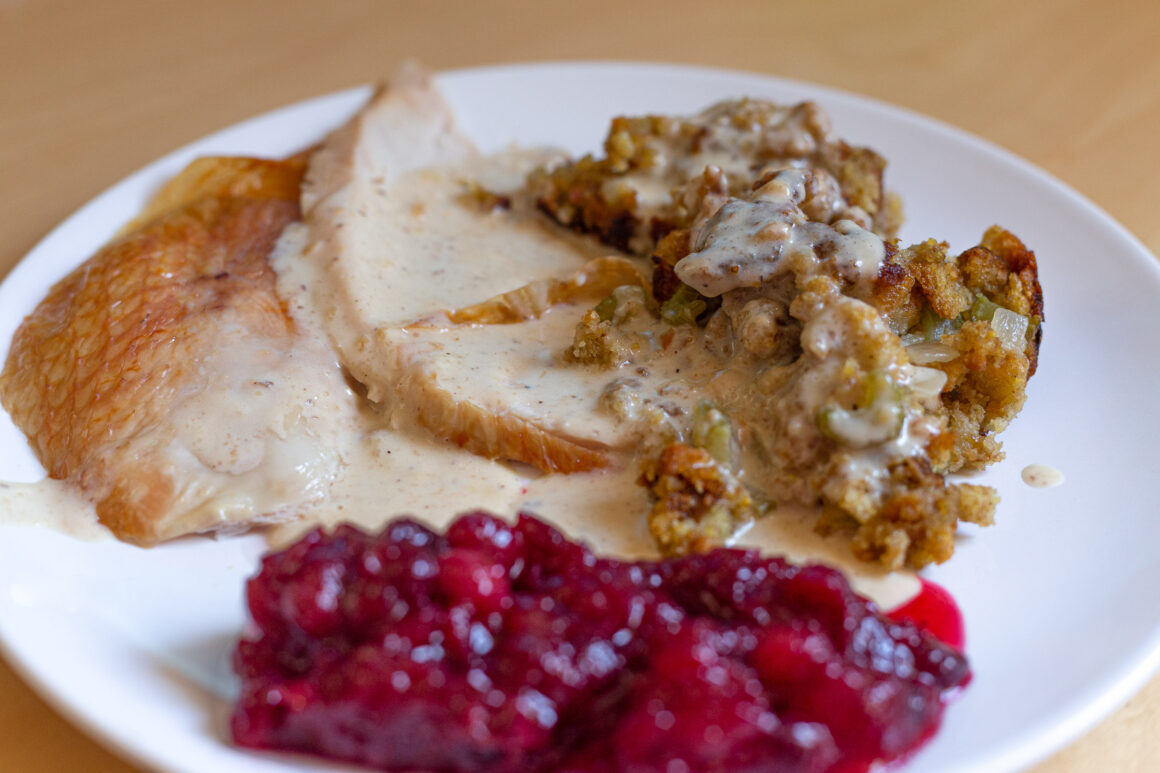 2013112ASliced Turkey, Dressing, Gravy, and Cranberry Sauce8_Web_1289