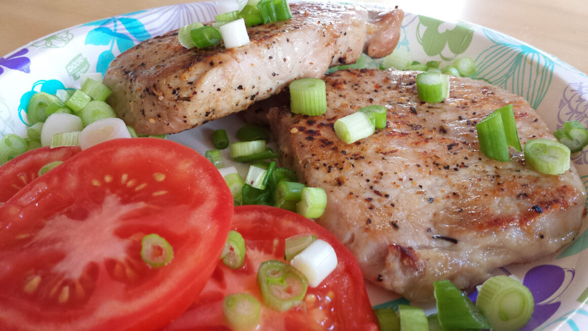 Pork Chops & Tomatoes
