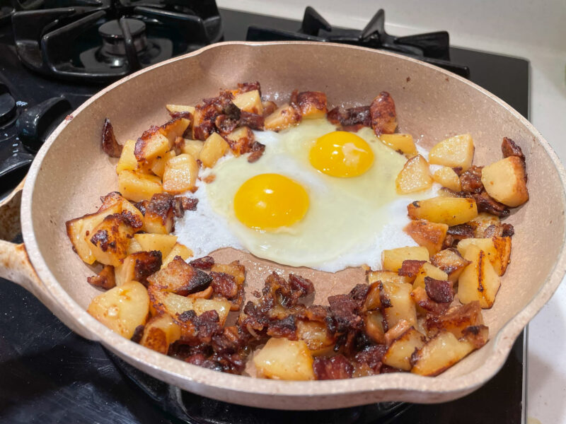 Fried Potatoes and Eggs