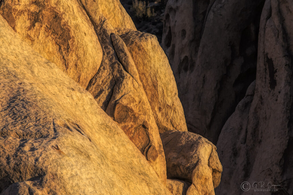 Golden Sunshine on Canyon Walls