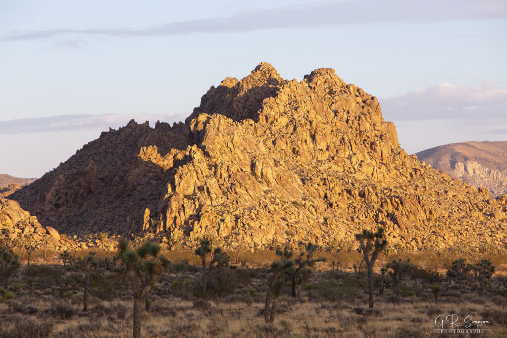 Morning Sun on Rocks