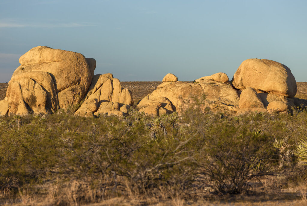 Boulders in the Morning Sun