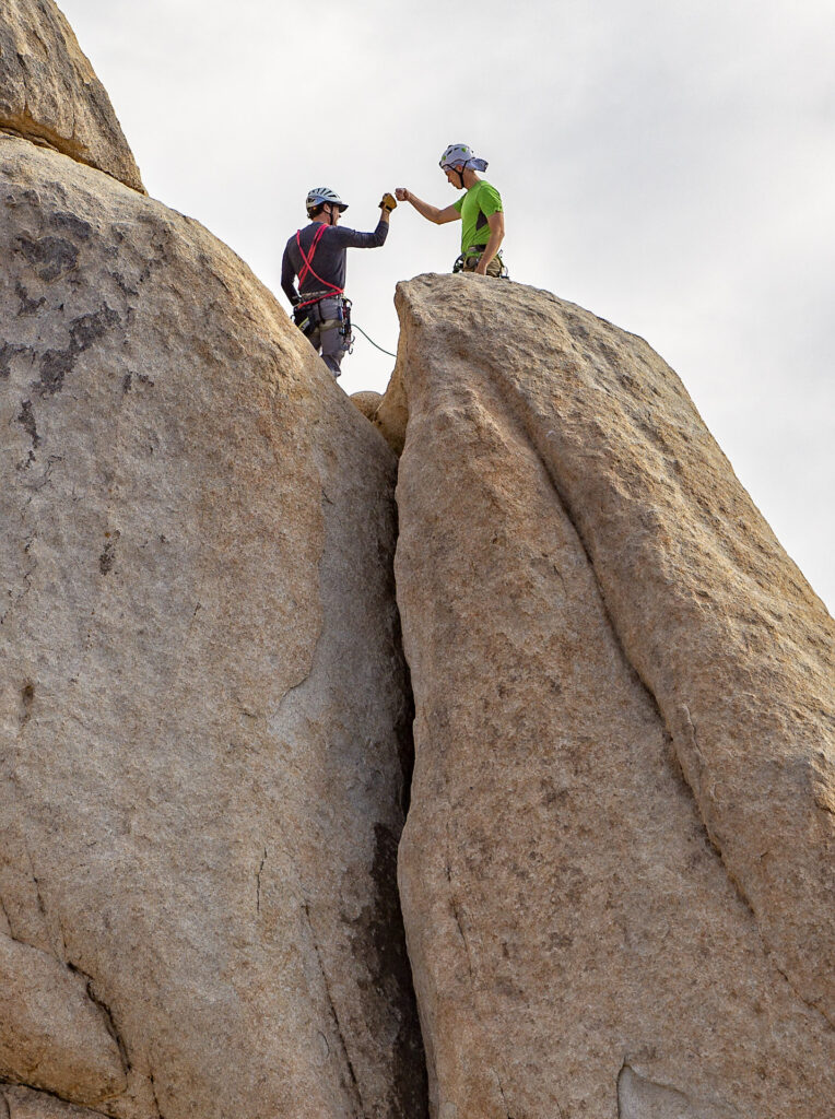 Fist Bump on The Old Woman