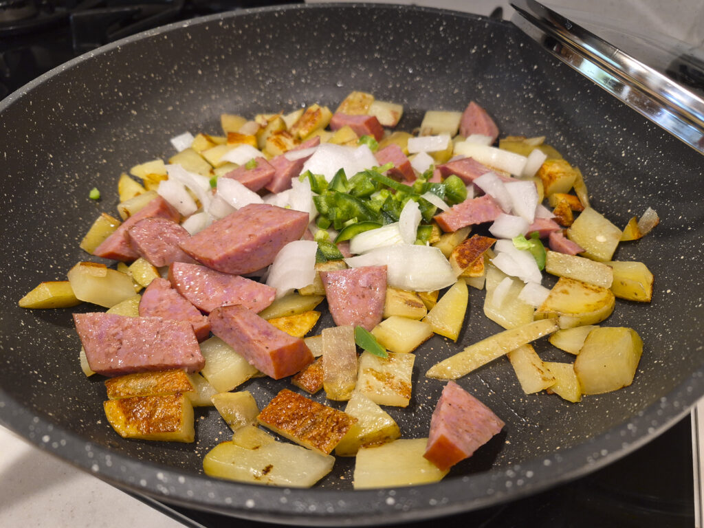 Kielbasa Skillet Fry